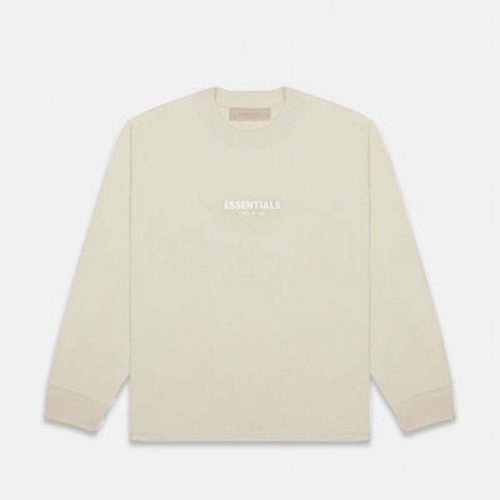 Essentials Fear Of God Wheat Relaxed Crew Neck Sweatshirt